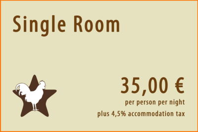 Graphic price single room