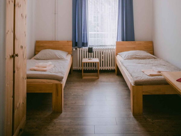 Ansicht Zimmer mit 1 Bett
