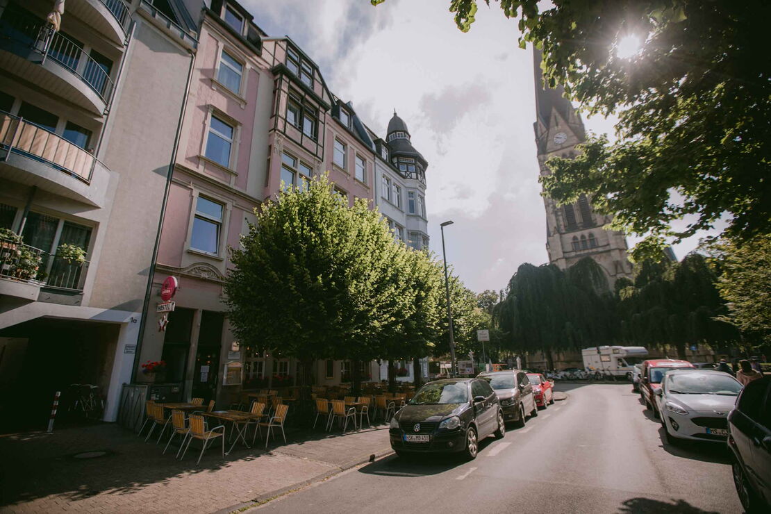 Außenansicht des Hostels