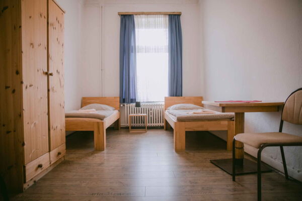 View into a single room