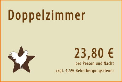 Grafik Preis Doppelzimmer