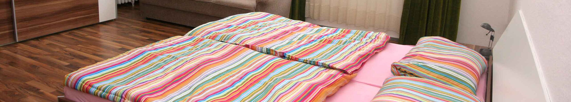 View of room with bathroom