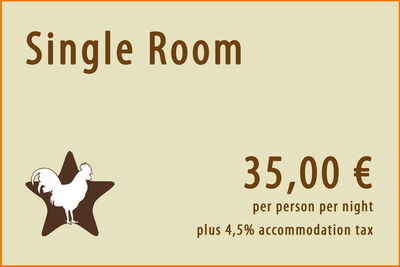Graphic price single room