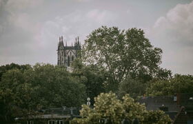 Blick zur Überwasserkirche