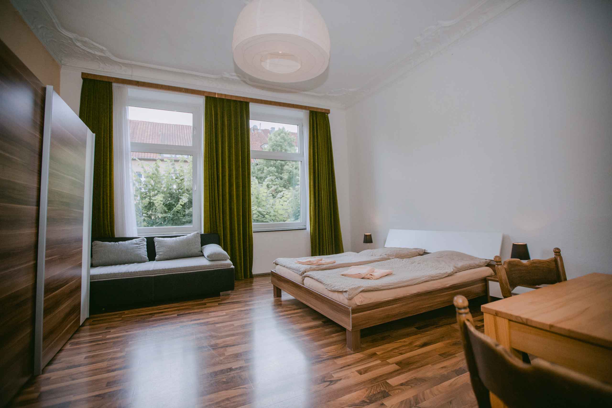 Blick in ein 3er-Zimmer